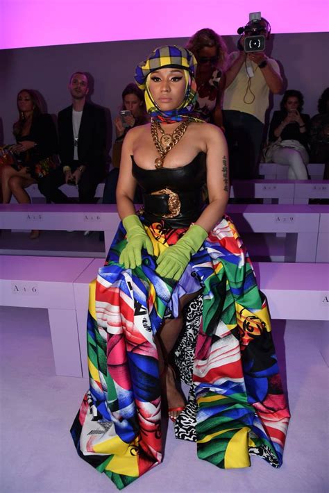 versace dress nicki minaj whitney|famous versace dresses.